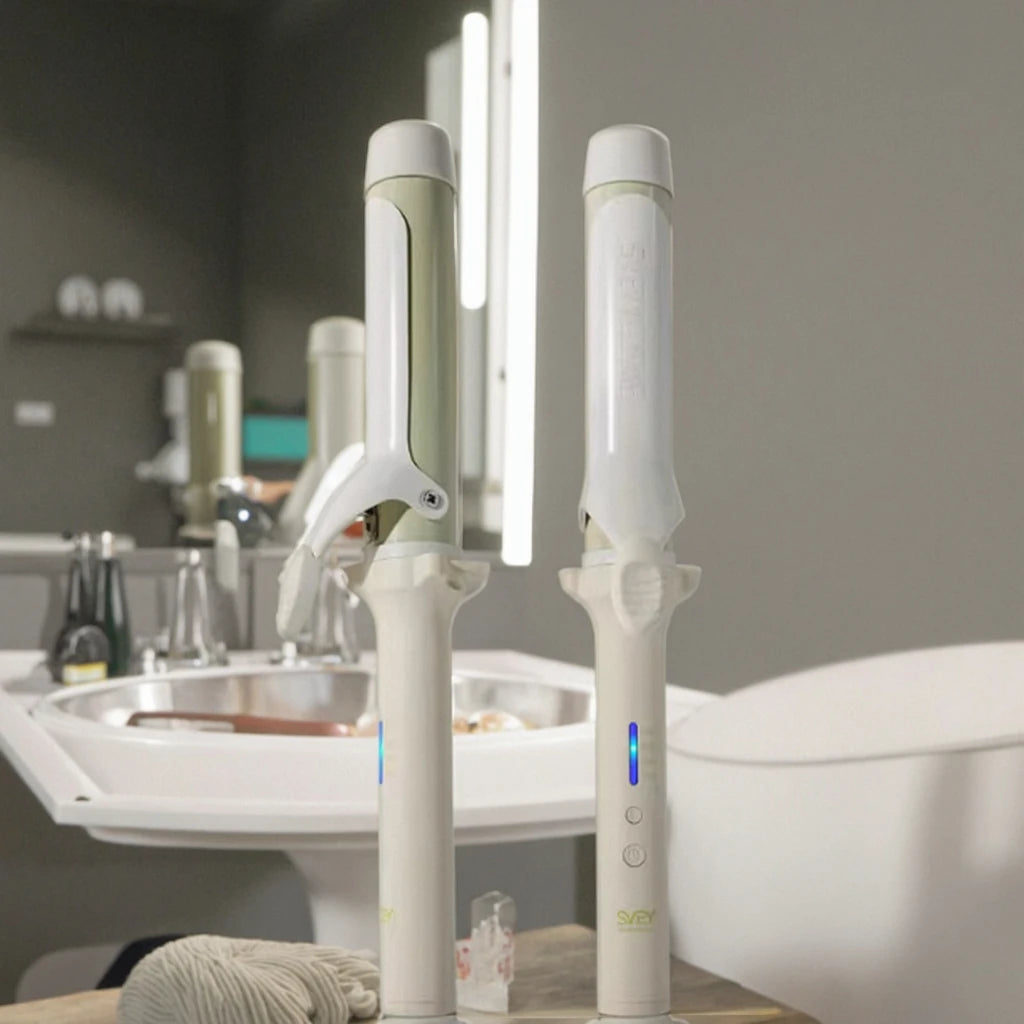 Svey Long-Lasting Ceramic Curling Iron LED Temperature Display